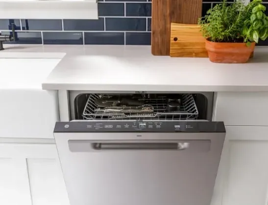 open ge dishwasher